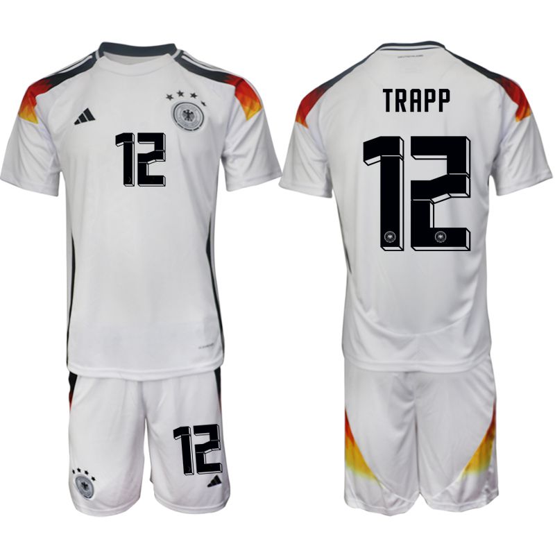 Men 2024-2025 Season Germany home white 12 Soccer Jersey